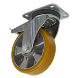 Sealey SCW5160SPL - Castor Wheel Swivel Plate with Total Lock Ø160mm