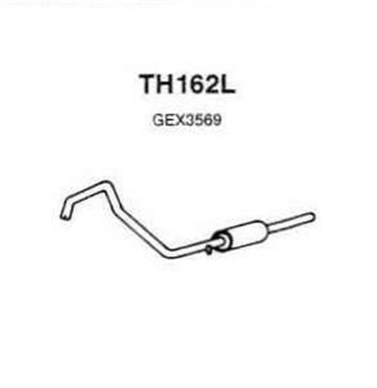 TRIUMPH Toledo 1300, 1500 Stainless Steel Exhaust ⡳-76) Rear Section Only