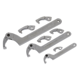 Sealey SMC2 - Adjustable Hook & Pin Wrench Set 11pc