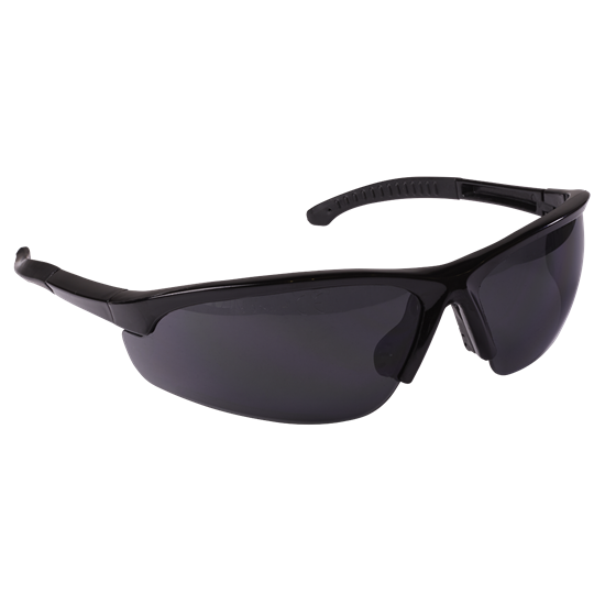 Worksafe 9214 - Zante Style Smoke Lens Safety Glasses with Flexi Arms