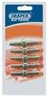 Draper 25847 (A2984 Packed) - 5/16" Pcl Double Ended Air Hose Connector Pack Of 5