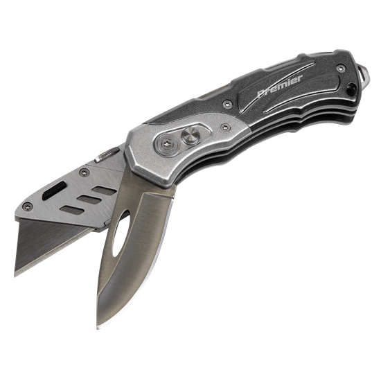 Sealey PK37 - Pocket Knife Locking Twin-Blade