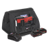 Sealey CP20VNGKIT - Cordless Staple/Nail Gun Kit 18G 20V - 2 Batteries