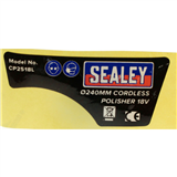 Sealey CP2518L.29 - Label
