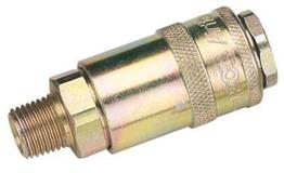 Draper 37833 �m02 Bulk) - 1/4" Male Thread Pcl Tapered Airflow Coupling