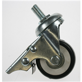 Sealey STR004.01 - Wheel,swivel castor,single bolt (w/brake)ʍ:50 W:20 B:6 H:95