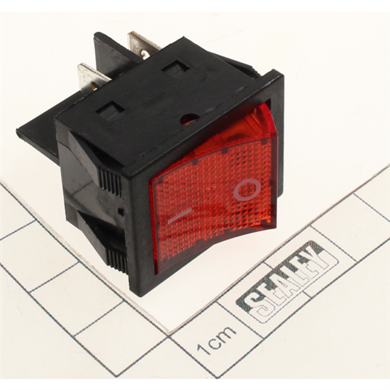 Sealey VS230.12 - Switch (on/off) red rocker 25a 250v