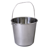 Sealey BM8L - Mop Bucket 12L - Stainless Steel