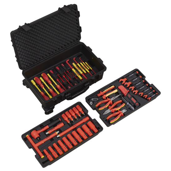 Sealey AK7939 - 1000V Insulated Tool Kit 1/2"Sq Drive 49pc