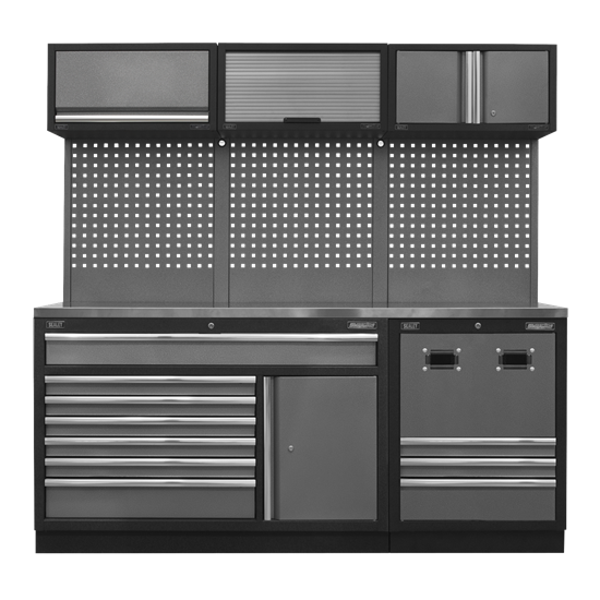 Sealey APMSSTACK14SS - Modular Storage System Combo - Stainless Steel Worktop