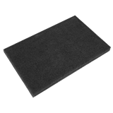 Sealey BSP1218 - Black Stripping Pads 12 x 18 x 1" - Pack of 5