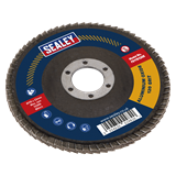 Sealey FD115120E - Flap Disc Aluminium Oxide Ø115mm Ø22mm Bore 120Grit