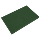 Sealey GSP1218 - Green Scrubber Pads 12 x 18 x 1" - Pack of 5