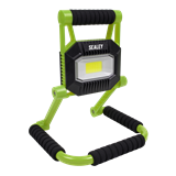 Sealey LEDFL10W - Rechargeable Portable Fold Flat Floodlight 10W COB LED Lithium-ion