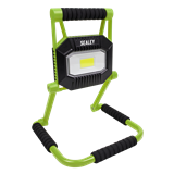 Sealey LEDFL20W - Rechargeable Portable Fold Flat Floodlight 20W COB LED Lithium-ion
