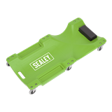 Sealey SCR80HV - Composite Creeper with 6 Wheels - Hi-Vis Green