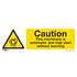 Sealey SS47V1 - Warning Safety Sign - Caution Automatic Machinery - Self-Adhesive Vinyl