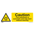 Sealey SS47V10 - Warning Safety Sign - Caution Automatic Machinery - Self-Adhesive Vinyl - Pack of 10