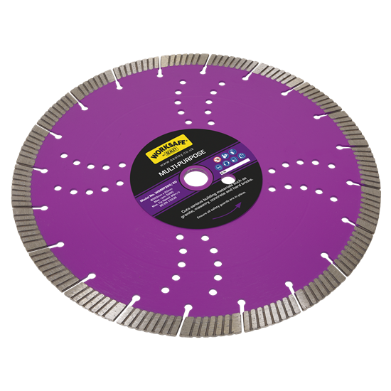 Sealey WDMP300/20 - Cutting Disc Multipurpose Dry/Wet Use Ø300mm