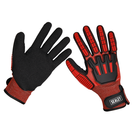 Sealey SSP38L - Cut & Impact Resistant Gloves - Large