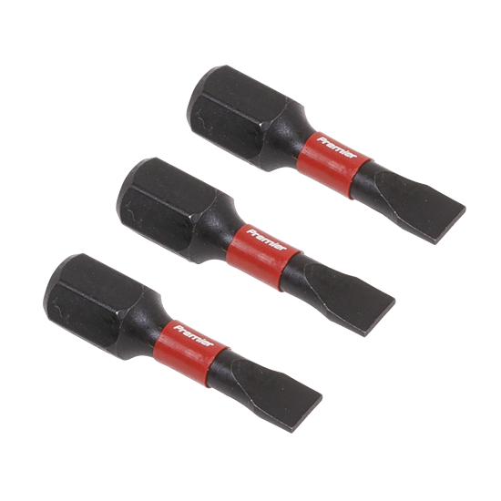 Sealey AK8201 - Slotted 4.5mm Impact Power Tool Bits 25mm - 3pc
