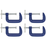 Sealey AK60034 - G-Clamp 75mm - Pack of 4