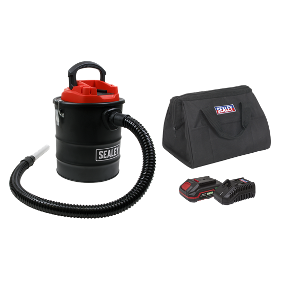 Sealey CP20VAVKIT1 - Handheld Ash Vacuum Cleaner 15L Kit 20V 2Ah SV20 Series