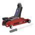 Sealey 2180LE - 180° Handle Trolley Jack 2tonne Low Profile Short Chassis - Red