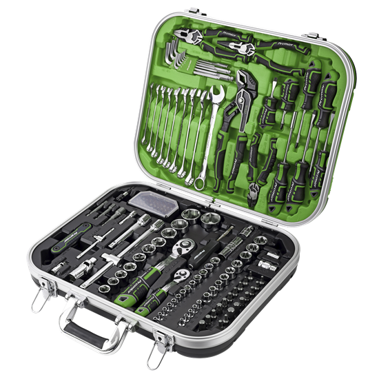 Sealey AK7980HV - Mechanic's Tool Kit 144pc Hi-Vis Green