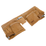 Sealey STBL01 - Double Pouch Leather Tool Belt