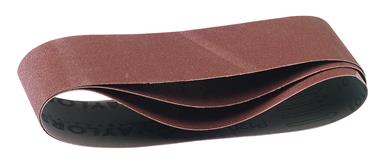 Draper 36082 ʊPT12C) - Aluminium Oxide Sanding Belts, 533 x 75mm, 80 Grit (Pack of 3)
