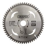 Draper 21588 (SBW6) - TCT Circular Saw Blade for Wood, 185 x 25.4mm, 60T