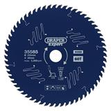 Draper 35585 (SBE6) - Draper Expert TCT Circular Saw Blade for Wood with PTFE Coating, 255 x 30mm, 60T