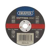 Draper 94767 ʌGF2) - Metal Cutting Disc, 75 x 1 x 10mm