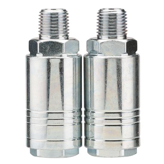 Draper 70863 𨺬) - 1/4" Male Quick Coupling (Pack of 2)