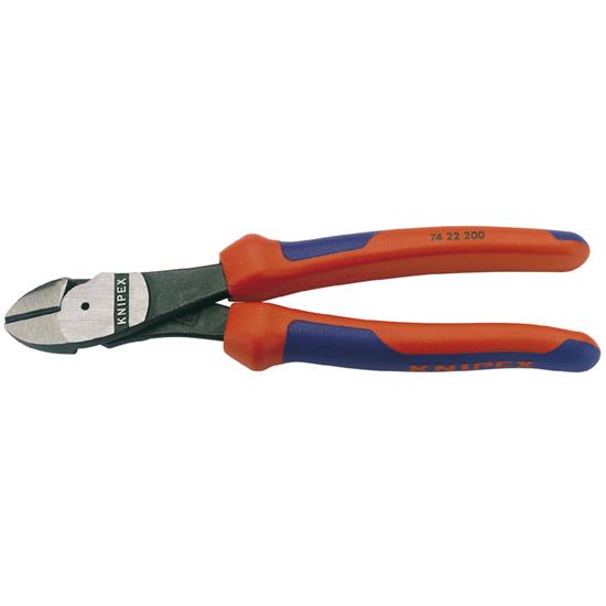 Draper 78428 ⡴ 22 200) - Knipex 74 22 200 High Leverage Diagonal Side Cutter with 12° Head, 200mm