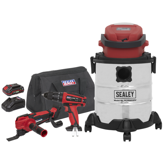 Sealey CP20VCOMBO5 - SV20 Series 3 Tool Vac Combo - 2 Batteries