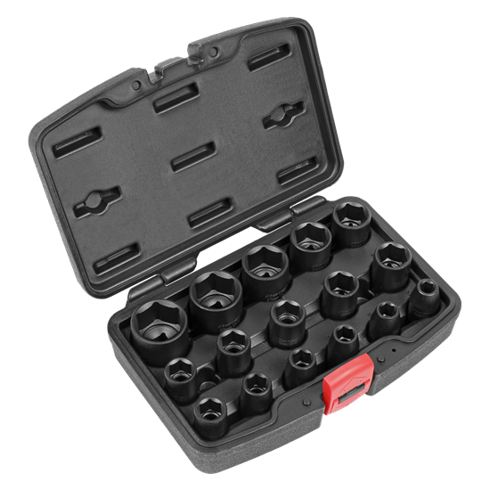 Sealey AK5624M - Impact Socket Set 16pc 1/2”Sq Drive