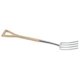 Draper 99011 𨶿G/L) - Draper Heritage Stainless Steel Border Fork with Ash Handle