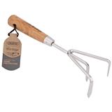Draper 99026 ʍGHCG/L) - Draper Heritage Stainless Steel Hand Cultivator with Ash Handle