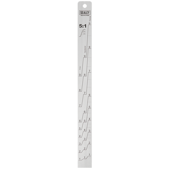 Sealey PA08 - Aluminium Paint Measuring Stick 5:1/5:3