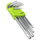 Sealey S01261 - Hex Key Set Long Ball-End 9pc - Imperial