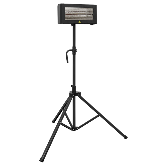 Sealey IR12CT - Infrared Quartz Heater with Tripod Stand 230V 1.2kW