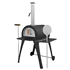 Dellonda DG103 - Dellonda Large Outdoor Wood-Fired Pizza Oven & Smoker with Side Shelves & Stand - DG103