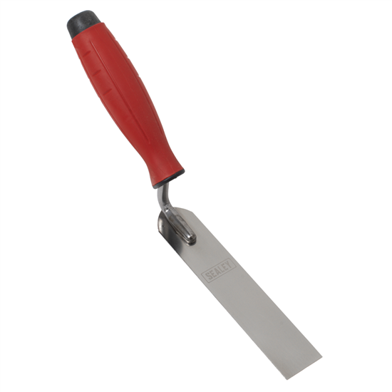 Sealey T1740 - Stainless Steel Finishing Trowel - Rubber Handle - 30 x 160mm