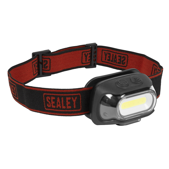 Sealey HT08R - Rechargeable Head Torch with Auto-Sensor 8W COB LED