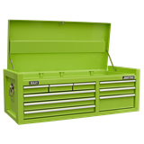 Sealey AP4109HV - Topchest 9 Drawer with Ball Bearing Slides - Green