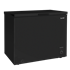 Baridi DH151 - Baridi Freestanding Chest Freezer, 199L Capacity, Garages and Outbuilding Safe, -12 to -24°C Adjustable Thermostat with Refrigeration Mode, Black