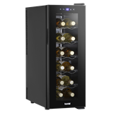 Baridi DH73 - Baridi 12 Bottle Wine Cooler with Digital Touch Screen Controls & LED Light, Black