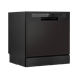 Baridi DH88 - Baridi Compact Tabletop Dishwasher 8 Place Settings, 6 Programmes, Low Noise, 8L Cycle, Start Delay - Black
